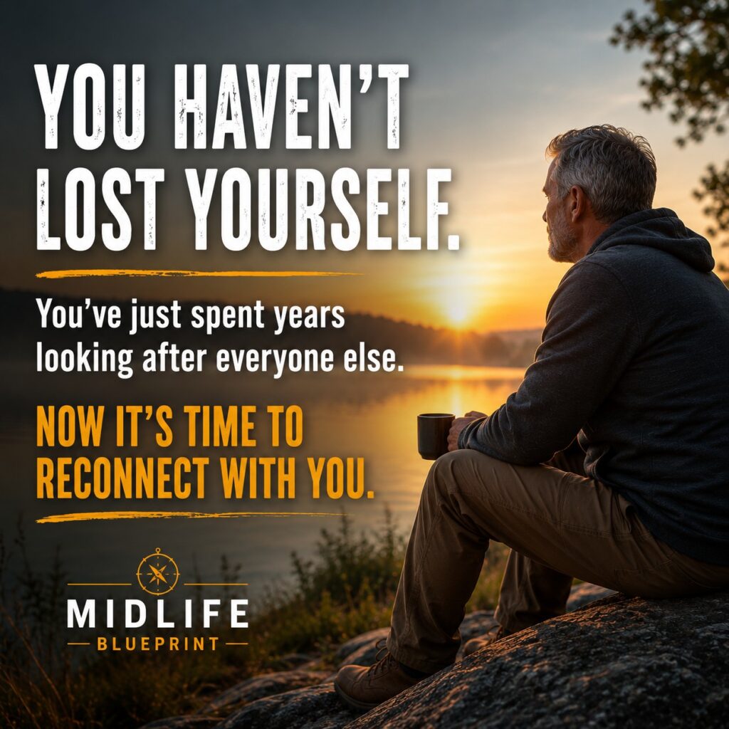 Man reflecting on reinventing his life after 50