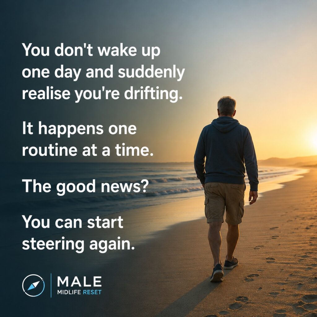 You don't wake up one day and suddenly realise you are drifting